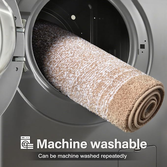 60x24 Long Bathroom Rugs Washable Non Slip, Soft Absorbent Quick Dry Mats - Image 9