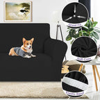 ZNSAYOTX Super Stretch Sofa Cover, New Striped Sofa Covers Fitted Slipcovers - Image 3