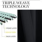 NICETOWN Blackout Draperies Window Curtain Panels, Autumn/Winter Thermal - Image 4
