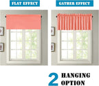 H.VERSAILTEX Blackout Valances for Windows, Kitchen Valance Curtains for Living - Image 6
