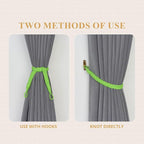 NICEEC 4 Pack Natural Cotton Rope Curtain Tiebacks Elegant Boho Style - Image 5