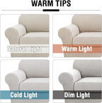 H.VERSAILTEX 3 Piece Stretch Sofa Covers - Image 3