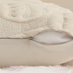 decorUhome Easter Beige Egg Pillow Covers 12x20 Inch Set of 2, Soft Plush Faux - Image 9