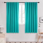 Deconovo Blackout Curtains, Thermal Insulated, W52 x L63 2 Panels, Back Tab by Deconovo