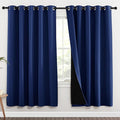 NICETOWN Full Shade Curtain Panels, 70 x 72 inch, Royal Blue, Pair of Energy by NICETOWN