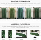 BOURINA Green Throw Blanket 50x60 Inches Throw Textured Solid Soft Sofa Couch - Image 6