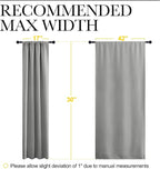 NICETOWN 2 Panels Blackout Curtains, Rod Pocket Thermal Insulated Drapes - Image 6