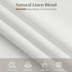 IVAPUPU Snow White Pinch Pleated Curtains 108 Inch Long - Image 6