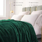 Exclusivo Mezcla Plush Fuzzy Fleece Bed Blanket Queen Size, Super Soft - Image 4