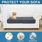 Smiry Printed Couch Cushion Covers, Stretch Soft Couch Covers - Image 6