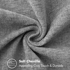 MIULEE Pack of 2 Couch Throw Pillow Covers 12x20 Inch Dark Gray Farmhouse - Image 4
