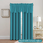 H.VERSAILTEX 2 Panels Blackout Curtain Valances - Image 2