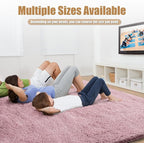 8x10 Fluffy Area Rugs for Living Room, Shag Area Rug for Bedroom, Blush Soft - Image 2