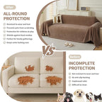 Couch Cover for Dogs, Boho Sofa Covers for 3 Cushion Couch, Chenille Sofa - Image 3