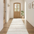 Nakagishi Runner Rug Kitchen Washable Rugs: 3x8 Non-Slip Boho Soft Modern Stain - Image 4