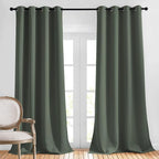 NICETOWN Bedroom Blackout Curtains 120 inch Long by NICETOWN