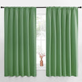NICETOWN Blackout Curtains for Bedroom, Froest Green, 1 Pair, 62 by 63-inch by NICETOWN