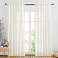 NICETOWN Linen Sheer Curtains and Drapes by NICETOWN