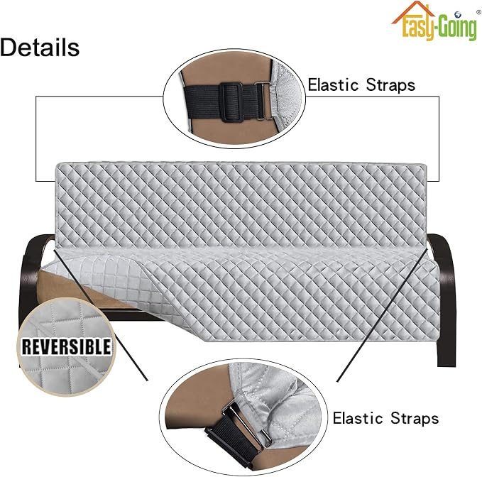 Easy-Going Futon Sofa Slipcover - Image 3