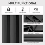 Joydeco Blackout Curtains 108 Inch Length 2 Panels Set, Thermal Insulated Long - Image 3