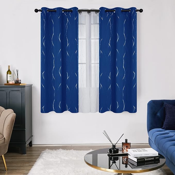 Deconovo Blackout Curtains, 42 x 63 Inch Drapes - Image 2