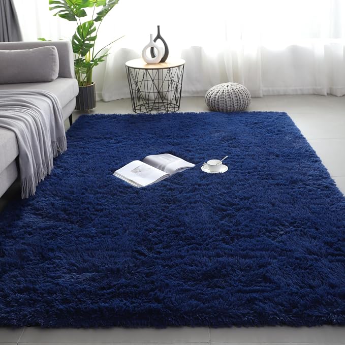 Shag Area Rugs for Bedroom Living Room, 6X9 Ultra Soft Fluffy Area Rugs for Dorm - Image 6