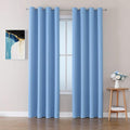 ChrisDowa Room Darkening Curtains 80 Inches Long 2 Panels Set by ChrisDowa