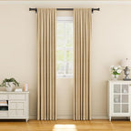 YaFex Curtain Rods 32-58 Inch, Heavy Duty 1 Inch Adjustable Curtain Rod - Image 2