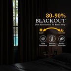 PONY DANCE Thermal Blackout Curtains - Image 3