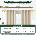 KAMANINA 2 Pack Curtain Rods No Drilling - Image 7