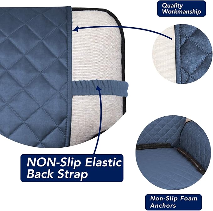 PureFit Reversible Quilted Sofa Cover, Water Resistant Slipcover Furniture - Image 3