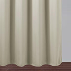 LEMOMO Light Beige Thermal Blackout Curtains/52 x 63 Inch/Set of 2 Panels Room - Image 9