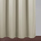 LEMOMO Light Beige Blackout Curtains/52 x 45 Inch Length Kids Curtains/Set of 2 - Image 8