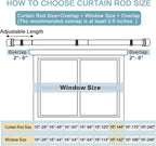 Byondeth Curtain Rods for Windows 16 to 144 Inches Adjustable Length 1 Inch - Image 4