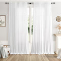Nanspring Extra Wide Linen Curtains by Nanspring