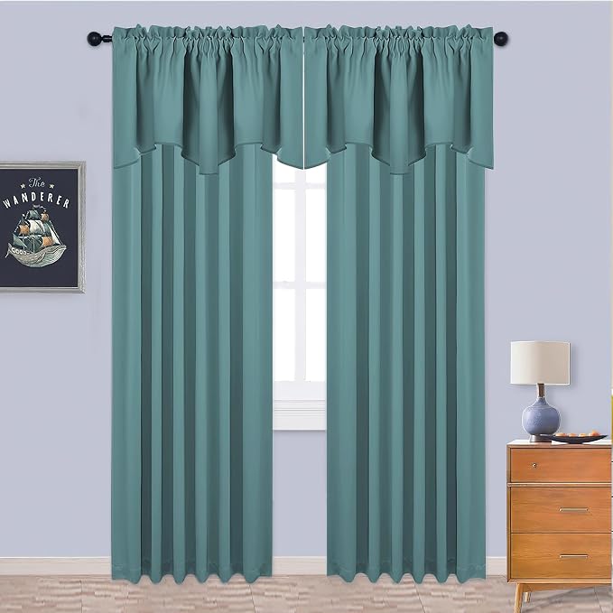 NICETOWN Room Darkening Valance - Image 5
