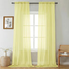 Gwine Extra Long Sheer Curtains 108 Inches Long by Gwine