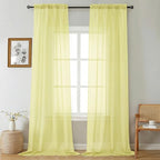 Gwine Extra Long Sheer Curtains 120 Inches Long by Gwine