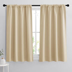 RYB HOME Curtains for Bedroom Living Room 63 inches Long, Thermal Insulated by RYBHOME