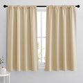 RYB HOME 54 inch Curtains for Living Room, Rod Pocket Thermal Insulated Small by RYBHOME
