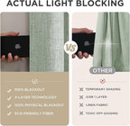 Joydeco Linen Blackout Curtains - Image 5