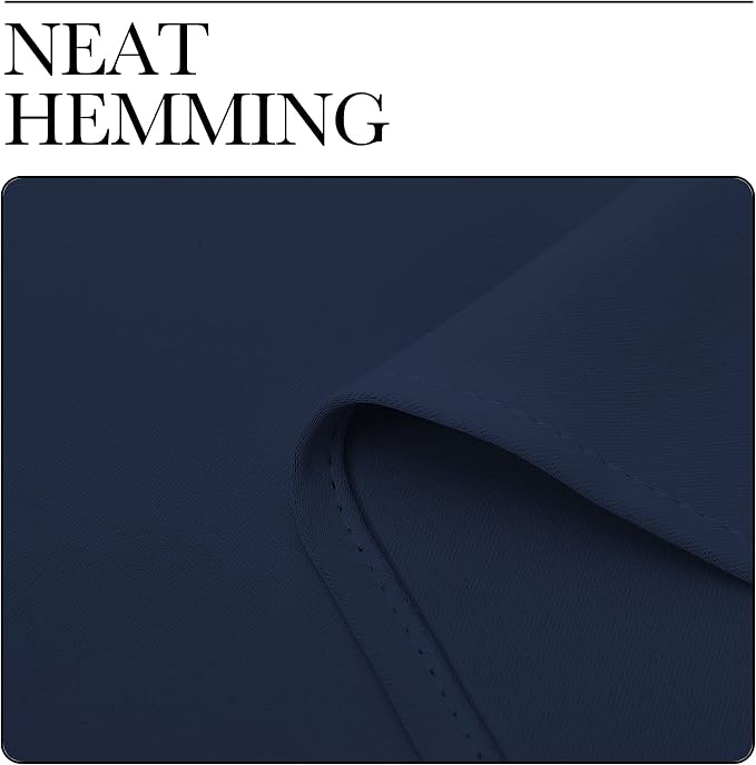 NICETOWN Navy Blue Blackout Curtains - Image 8