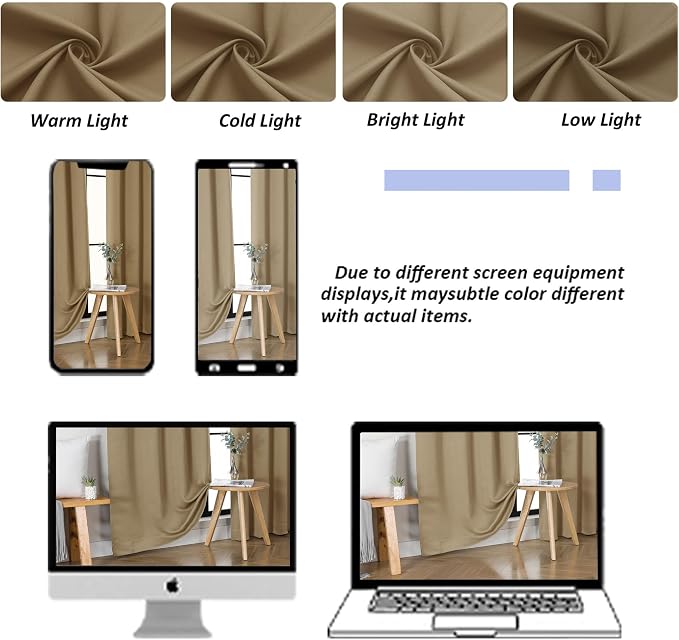 Simplebrand Blackout Extra 10ft Curtains - Image 9