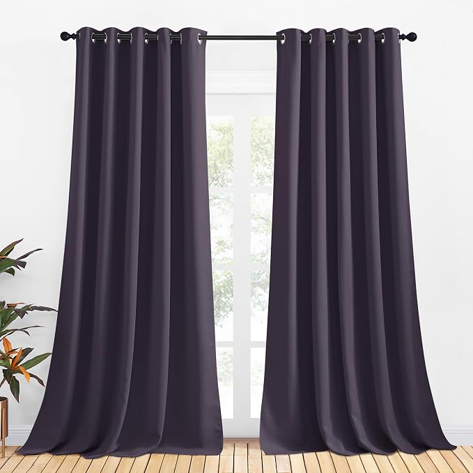 NICETOWN Bedroom Curtains Blackout Drapery Panels, 2 Panels, 70 x 108 inches by NICETOWN