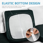 Leather Look Couch Cushion Covers Sofa Seat Slipcovers Sets Couches Furniture - Image 3
