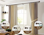 KAMANINA Curtain Rods for Windows 72 to 144 Inches Long Heavy Duty Curtain Rod - Image 5