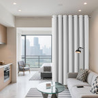 Joydeco Blackout Patio Sliding Door Curtains 84 Inches Long, Grommet Privacy - Image 2