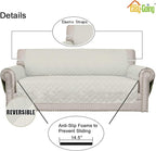 Easy-Going Reversible Loveseat Couch Cover - Image 3