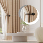 Hion Curtain Holdbacks Black 2pcs, Curtain Tiebacks Wall Mounted Curtain Hooks - Image 4