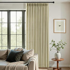 IVAPUPU 96 Inch Linen Curtains 2 Panel Set - Image 2